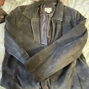 St. John's Bay Women's Dark Leather Jacket